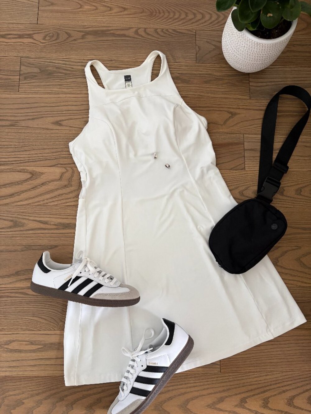 LOLE Racerback Tennis Dress in White, NWOT